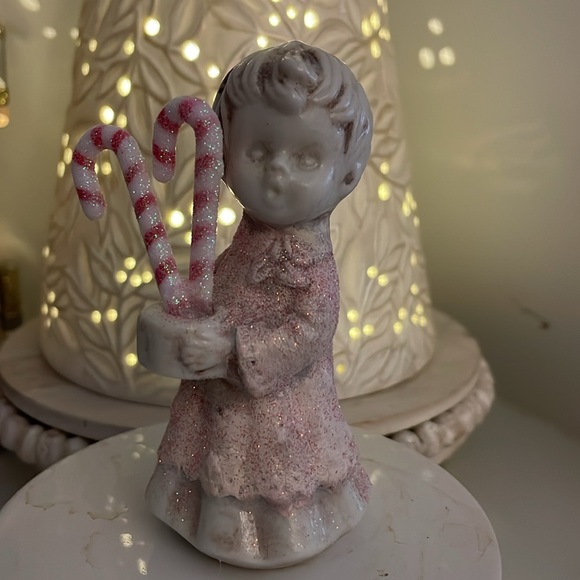 Handmade Choir Children Holiday Upcycle Candy Cane Christmas Tree Decor - Picture 3 of 8